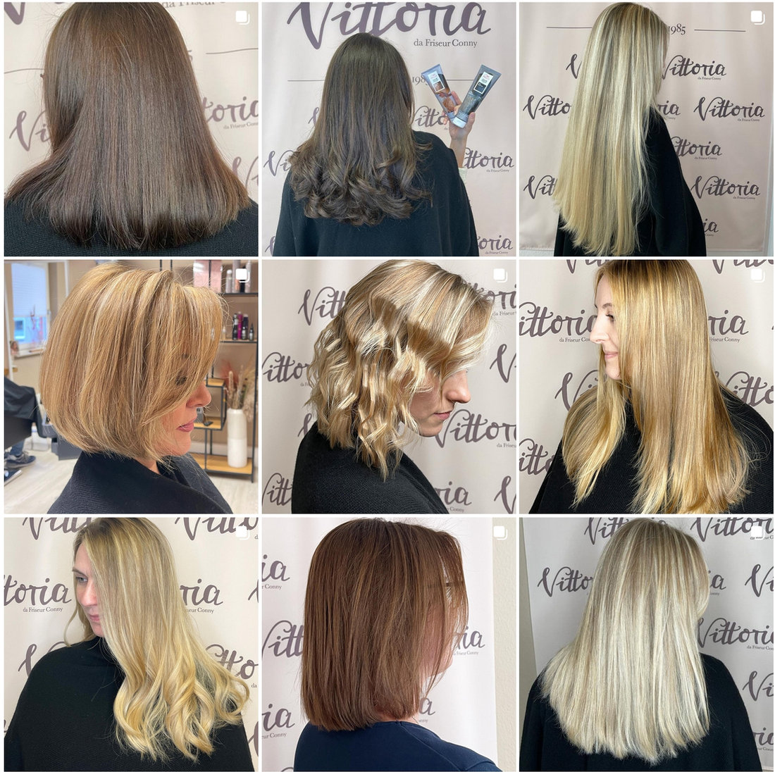 Frisur & Coloration – Arbeit aus dem Salon 4